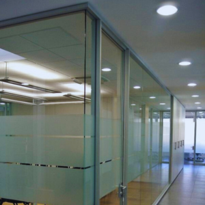 Frosted Glass Office Partition
